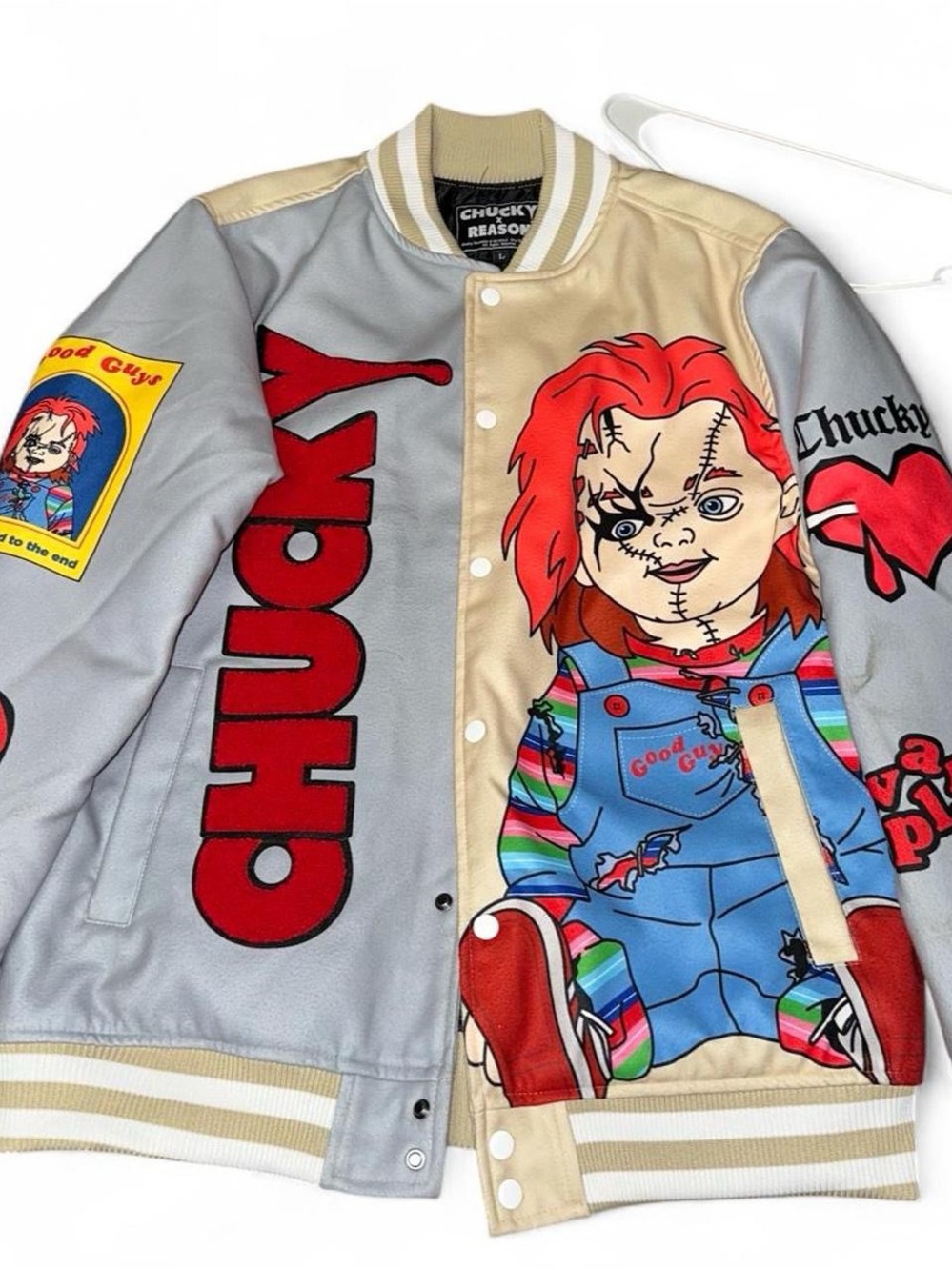 Chucky & Tiff Love Hurts Varsity Jacket
